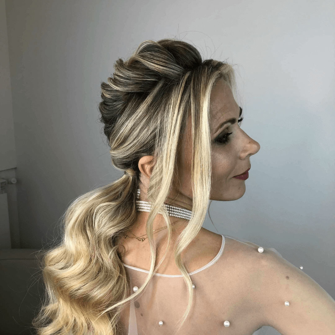 crop hairstyle with braid